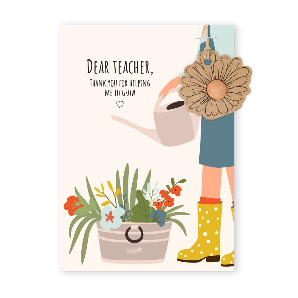 Bloembom "Dear teacher"