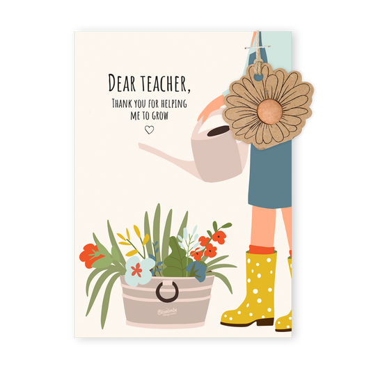 Bloembom "Dear teacher"