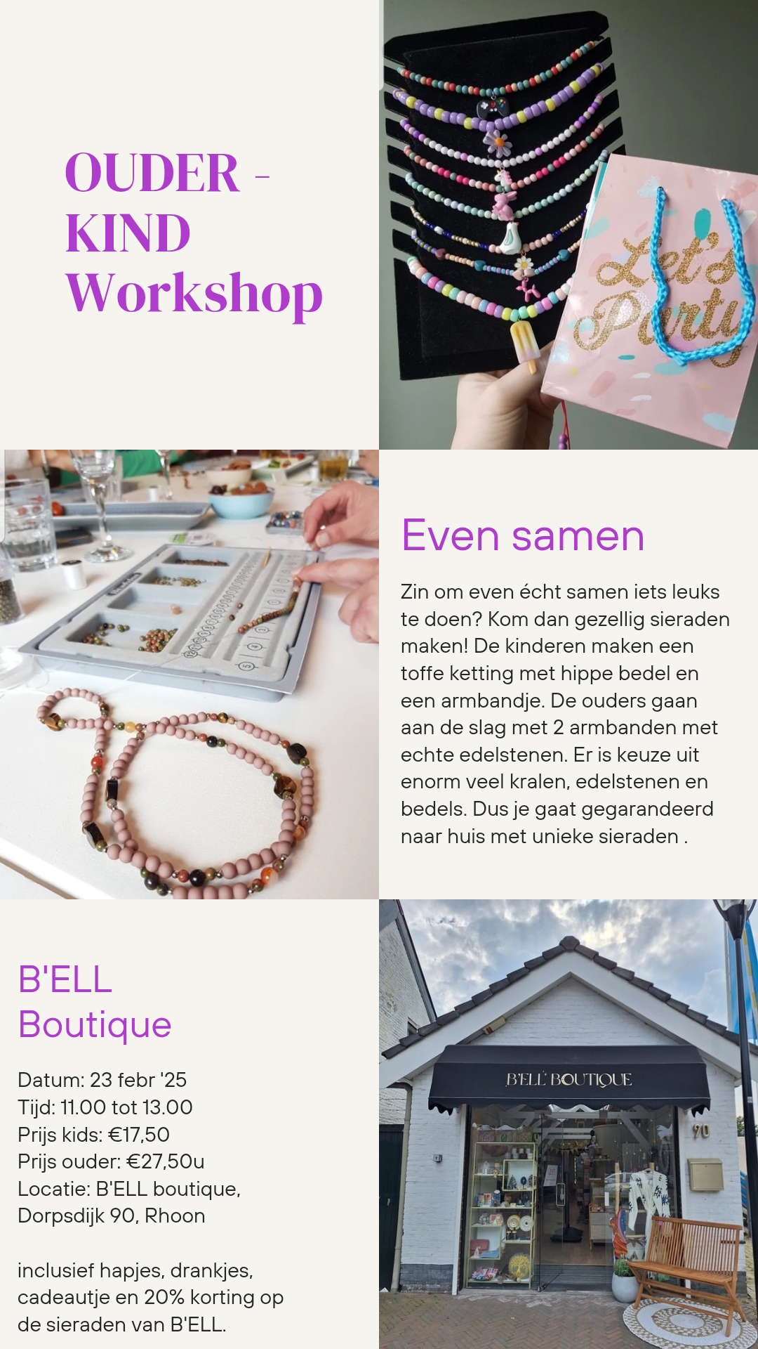23 febr • OUDER KIND WORKSHOP
