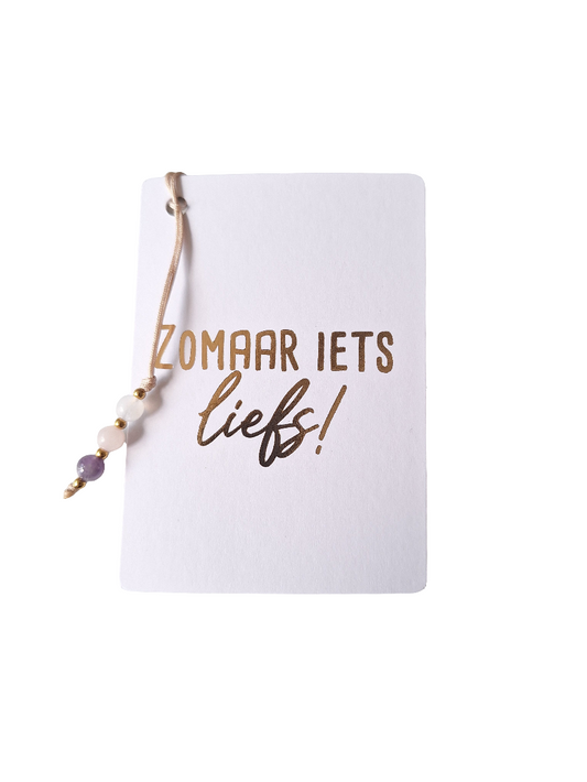 Chloé - maansteen, rozenkwarts, amethist