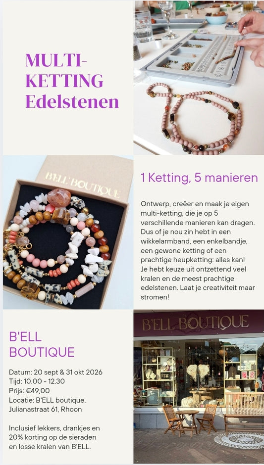 20 sept & 31 okt • workshop multi- ketting