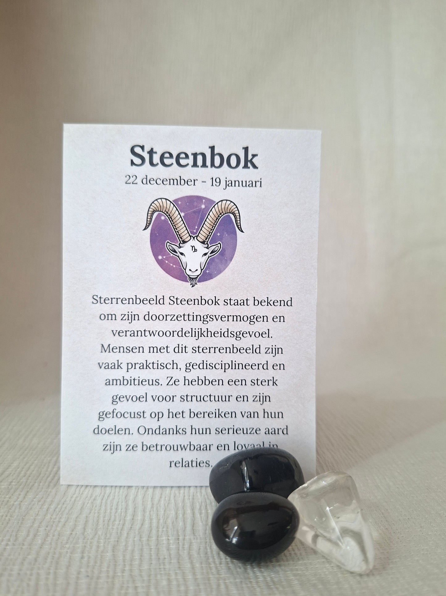 Steenbok 22 dec - 19 jan